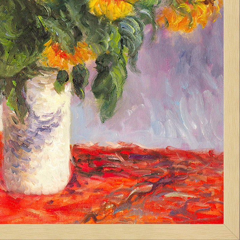 Vault W Artwork Sunflowers By Claude Monet Picture Frame Painting On Canvas Reviews Wayfair