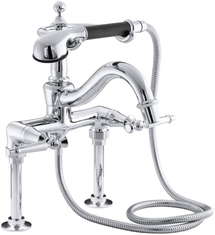 Bathroom Faucets Wayfair kohler antique floor or wall-mount bath faucet with lever handles Bathroom Faucets Wayfair kohler antique floor or wall-mount bath faucet with lever handles
