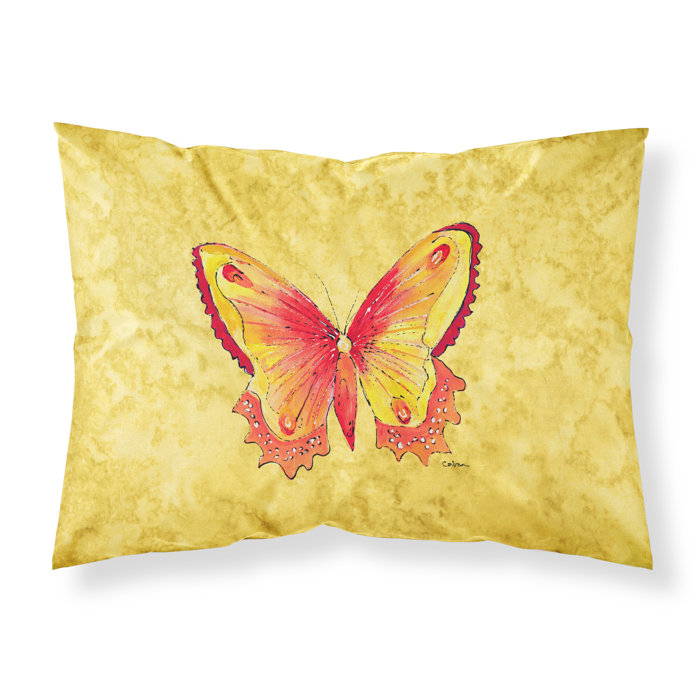 August Grove Rossini Butterfly Pillowcase Wayfair