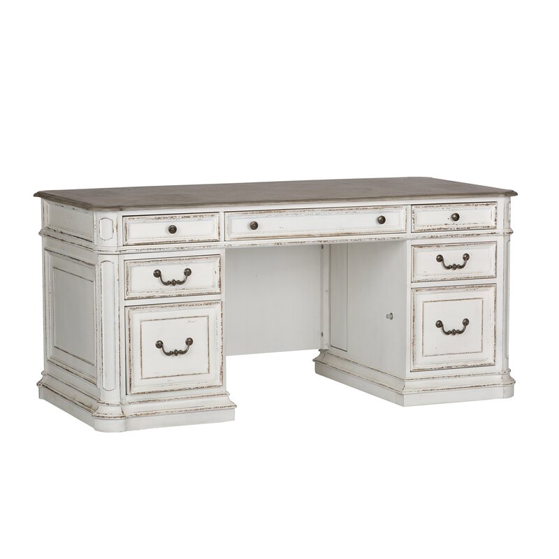 Birch Lane Heritage Audrey Executive Desk Reviews Wayfair