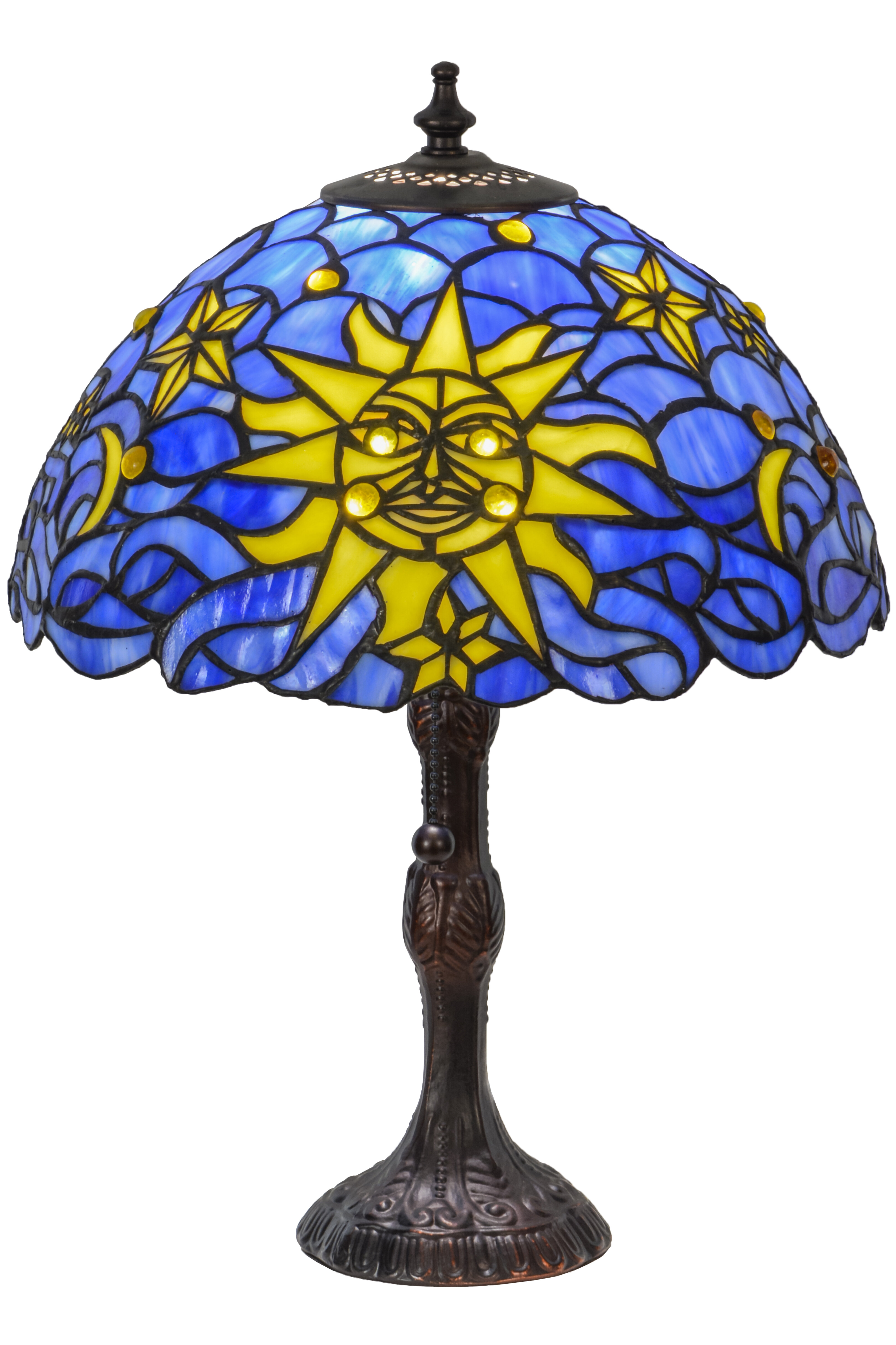 Download Meyda Tiffany Sun Moon And Stars 16 5 Table Lamp Wayfair