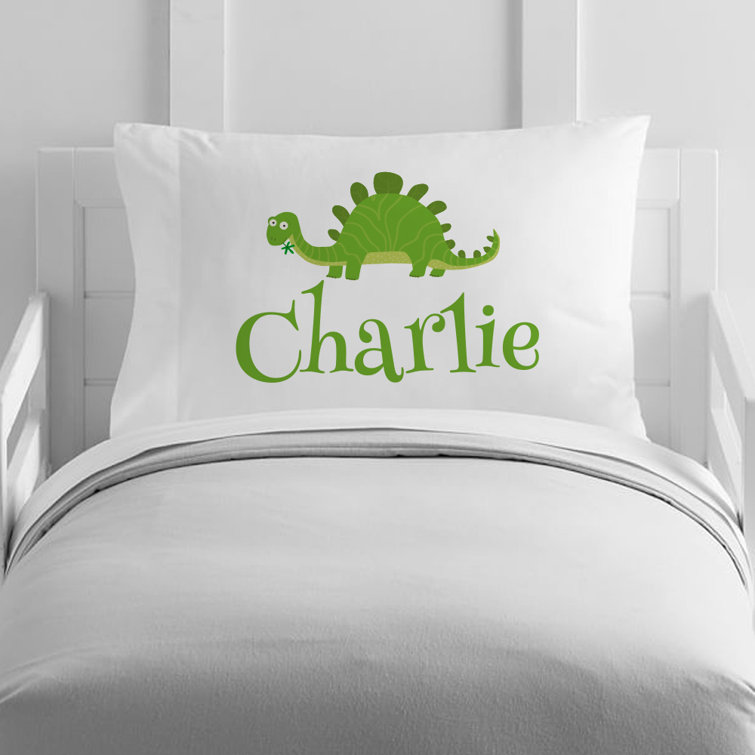 personalized dinosaur pillow