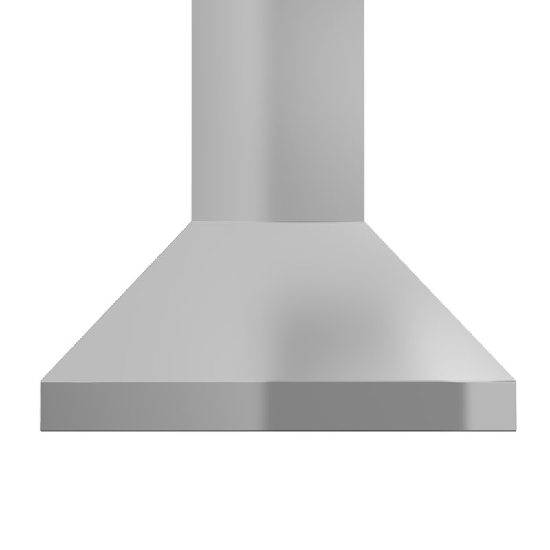 Zline Kitchen And Bath 36 500 Cfm Convertible Wall Mount Range Hood In Brushed 430 Stainless Steel Reviews Wayfair