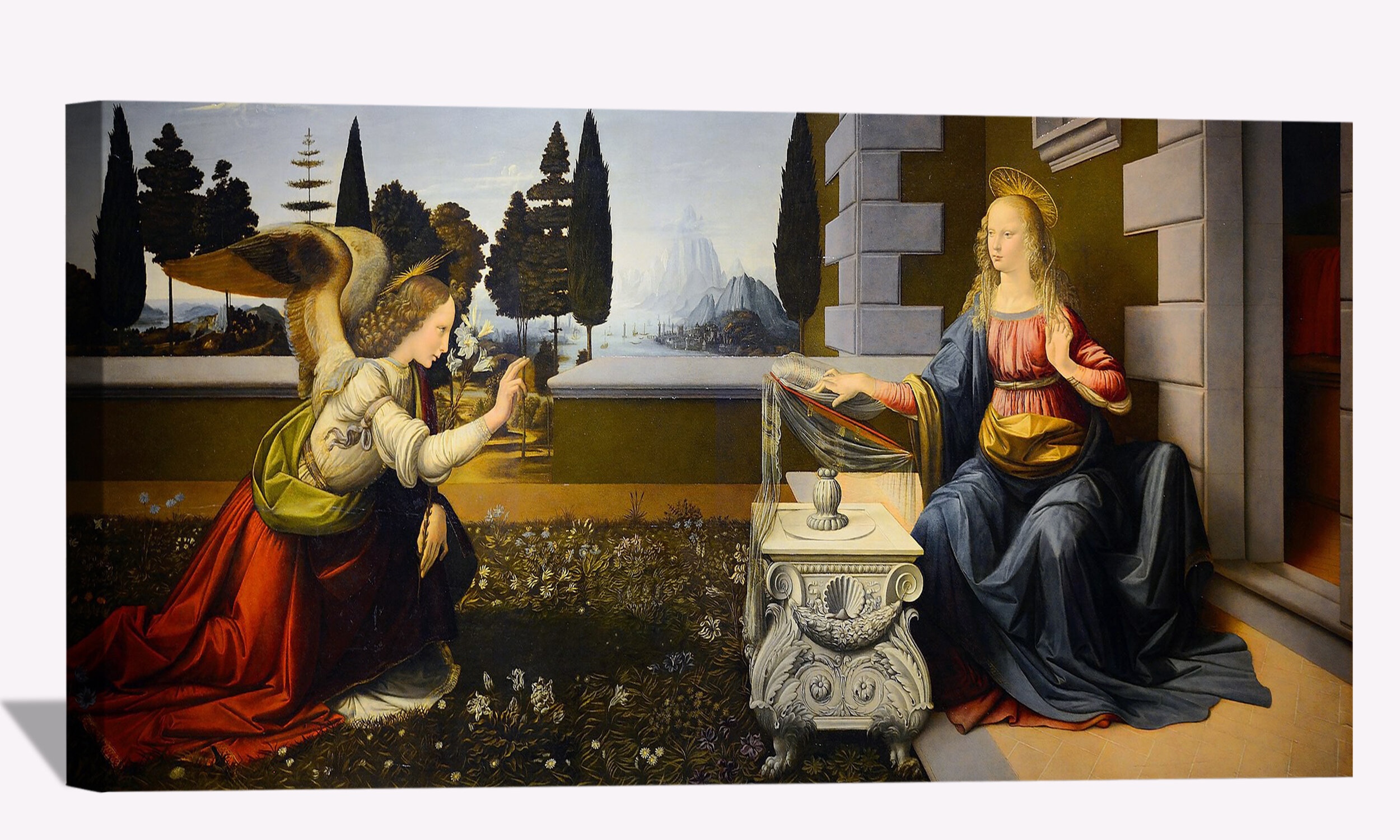 the annunciation da vinci