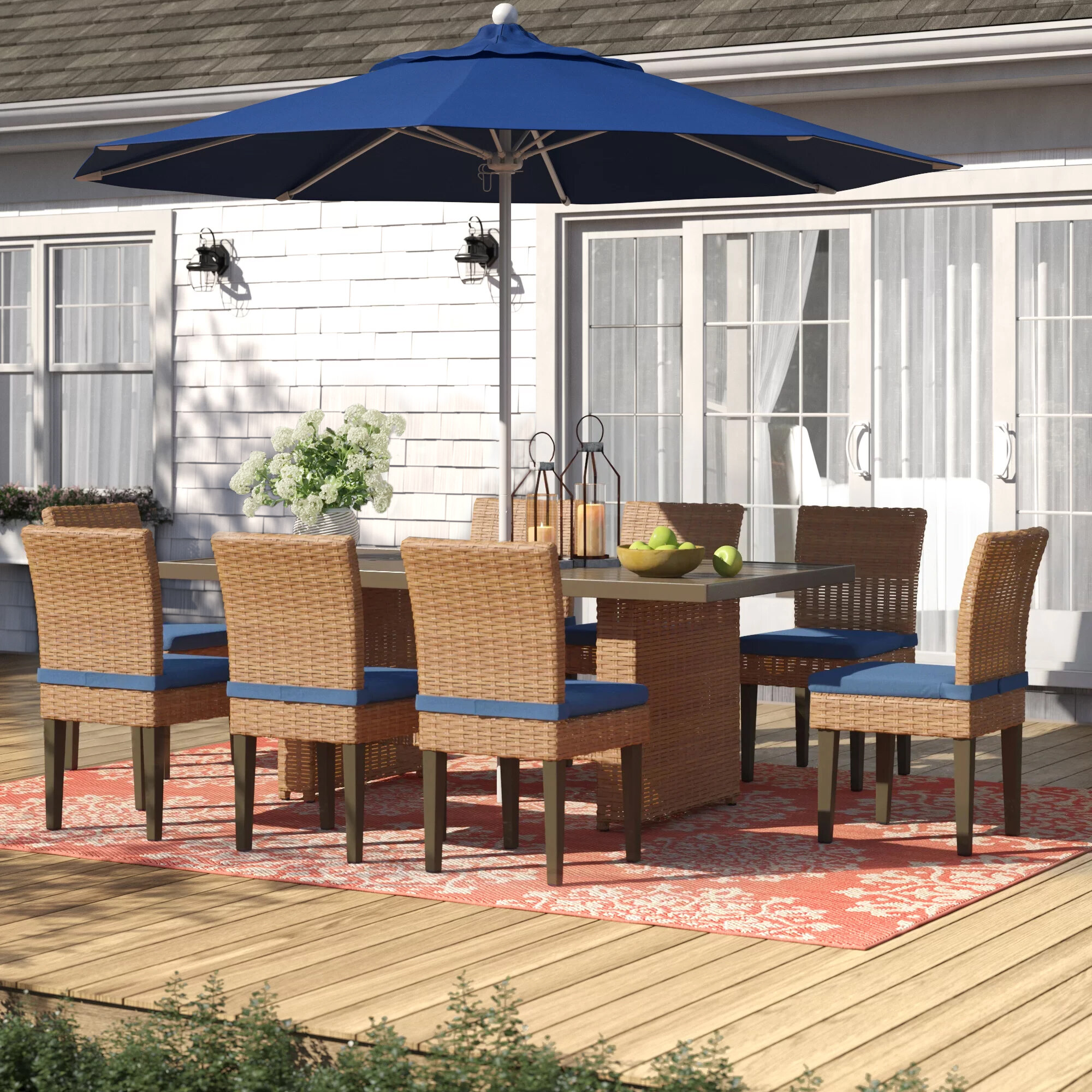 outdoor dining set cushions