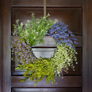 Lavender Wreaths You Ll Love In 2020 Wayfair