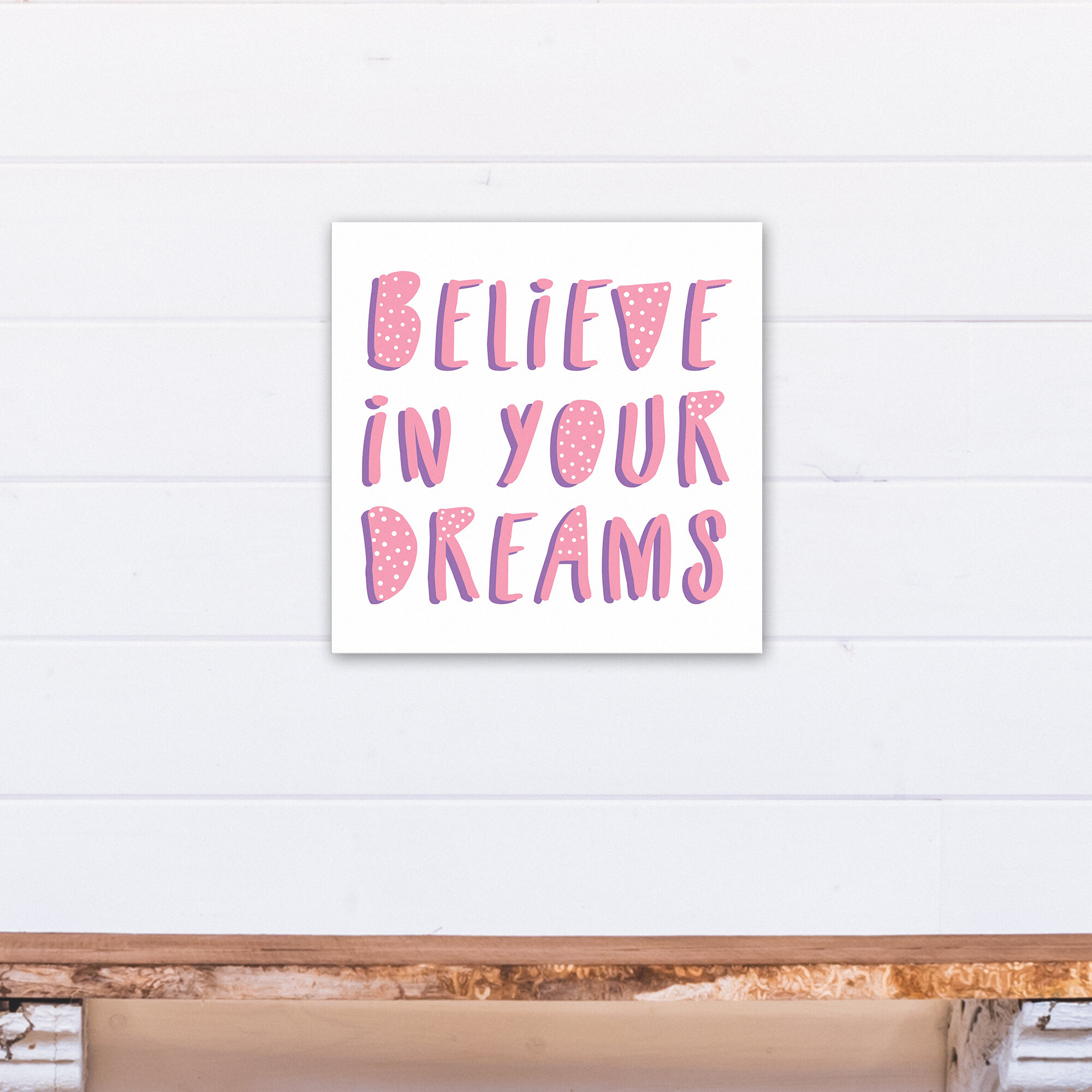 Isabelle Max Chouinard Believe In Your Dreams Letter Monograms