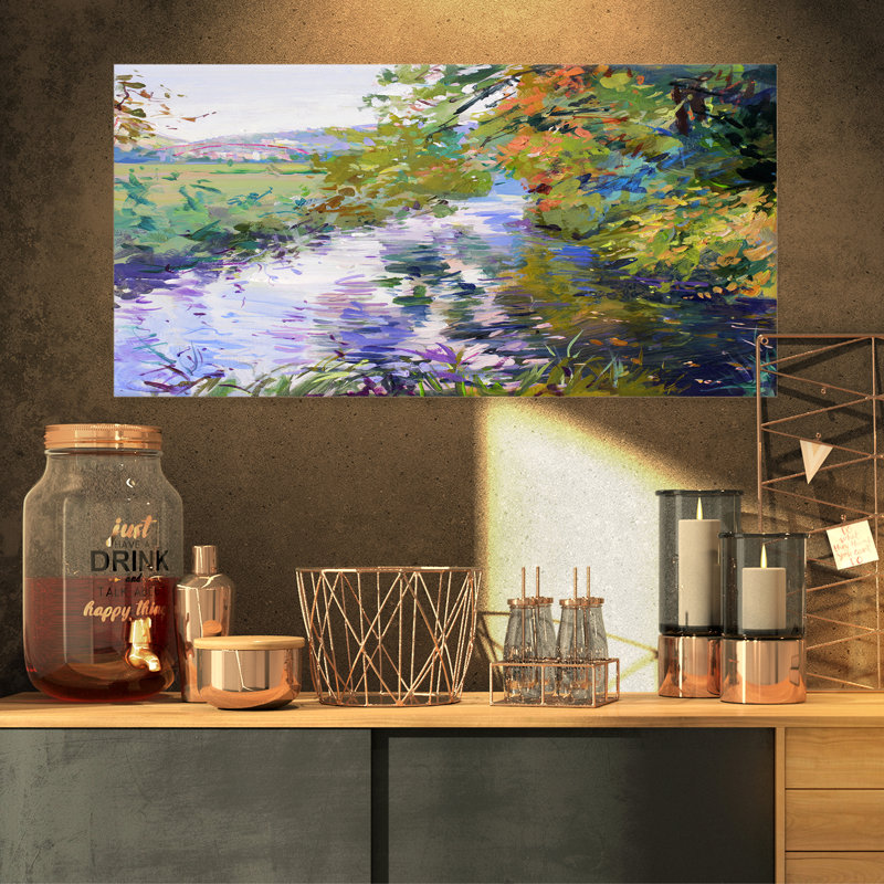 East Urban Home Fall In Amazing Colors Oil Painting Print On