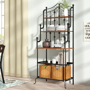 Go to store & view more images Red Barrel Studio East Iron Baker's Rack