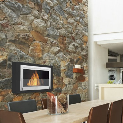 Eco Feu Montreal Wall Mounted Ethanol Fireplace Wayfair Ca