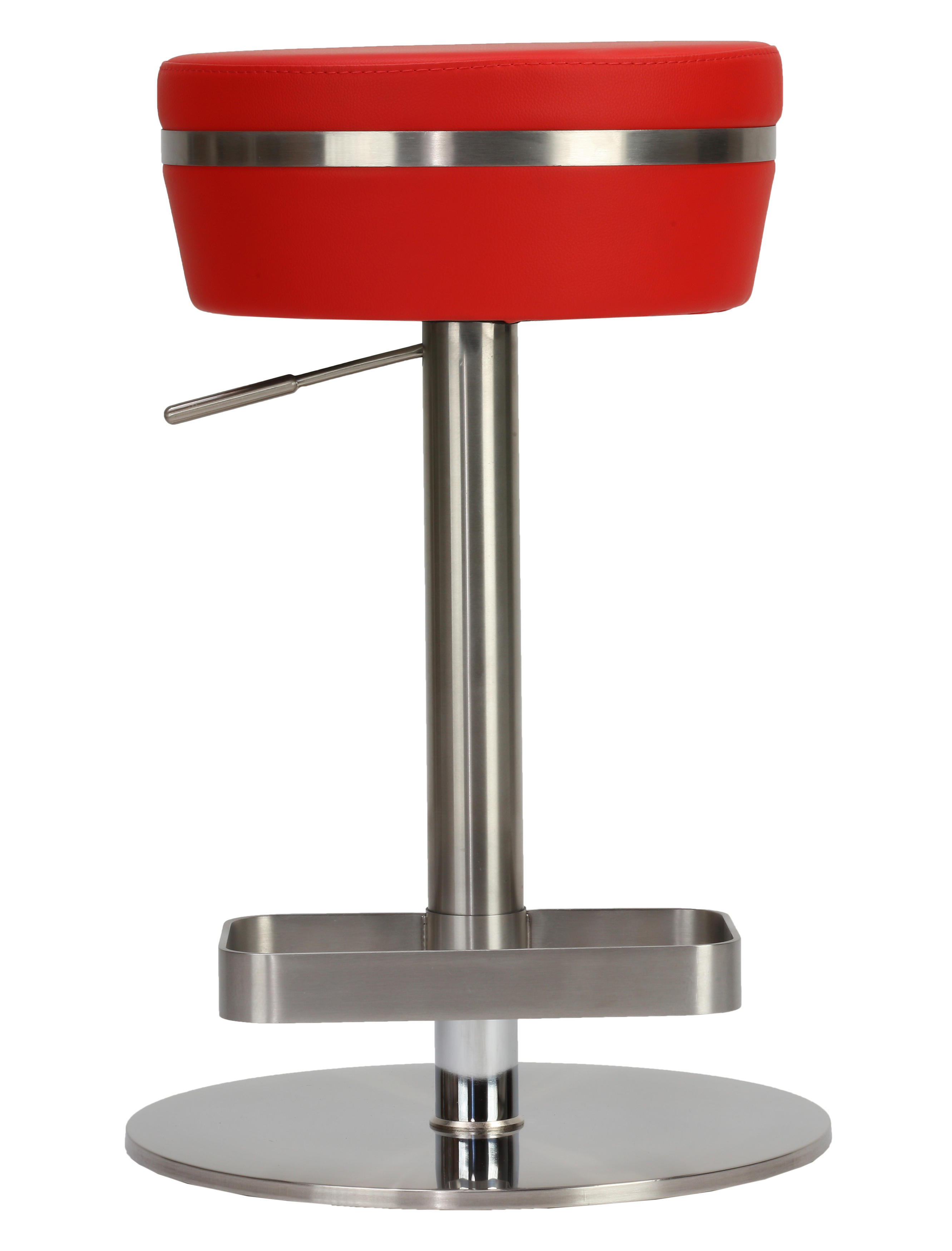 Orren Ellis Upshaw Swivel Adjustable Height Round Bar Stool & Reviews