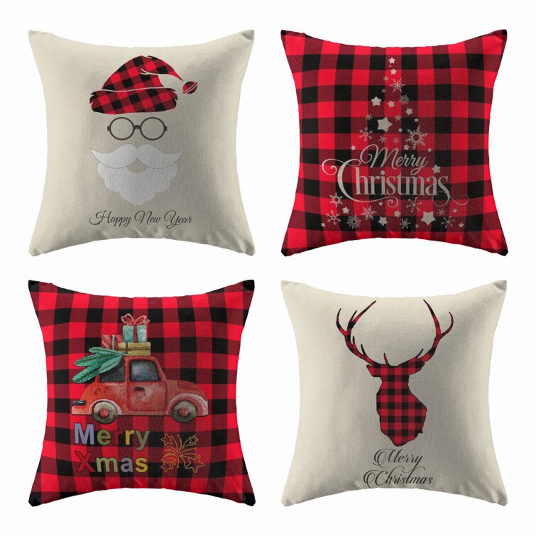 Multicolor 16x16 Funny Merry Christmas Fashion Wear Cool Santa Claus with Sunglasses is Ready to chill Throw Pillow 