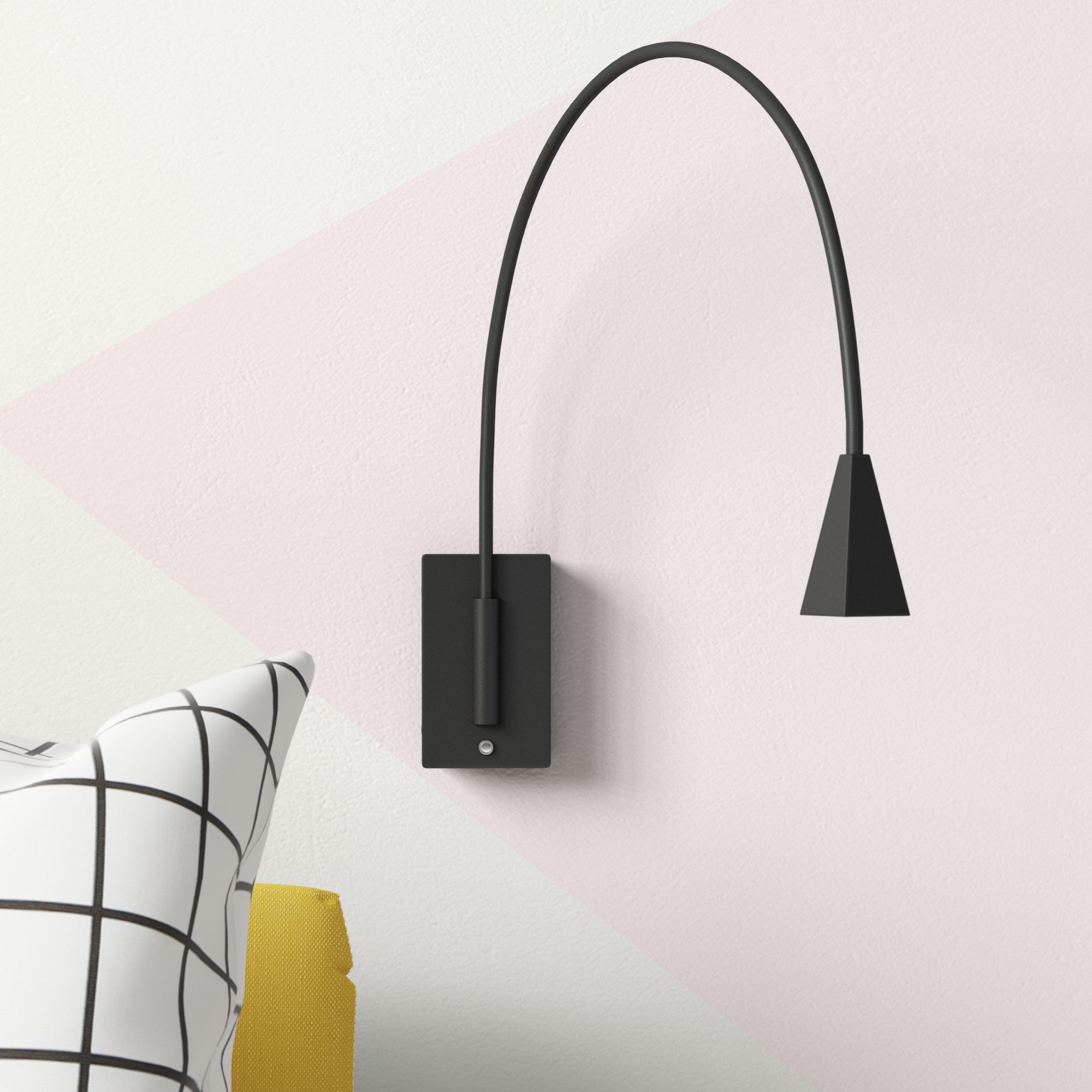 dimmable swing arm wall lamp