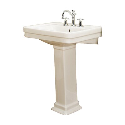 Sussex 660 Vitreous China 26 Pedestal Bathroom Sink With
