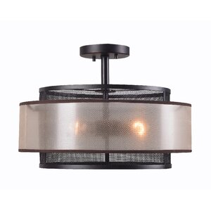 Ossipee 3-Light Semi Flush Mount