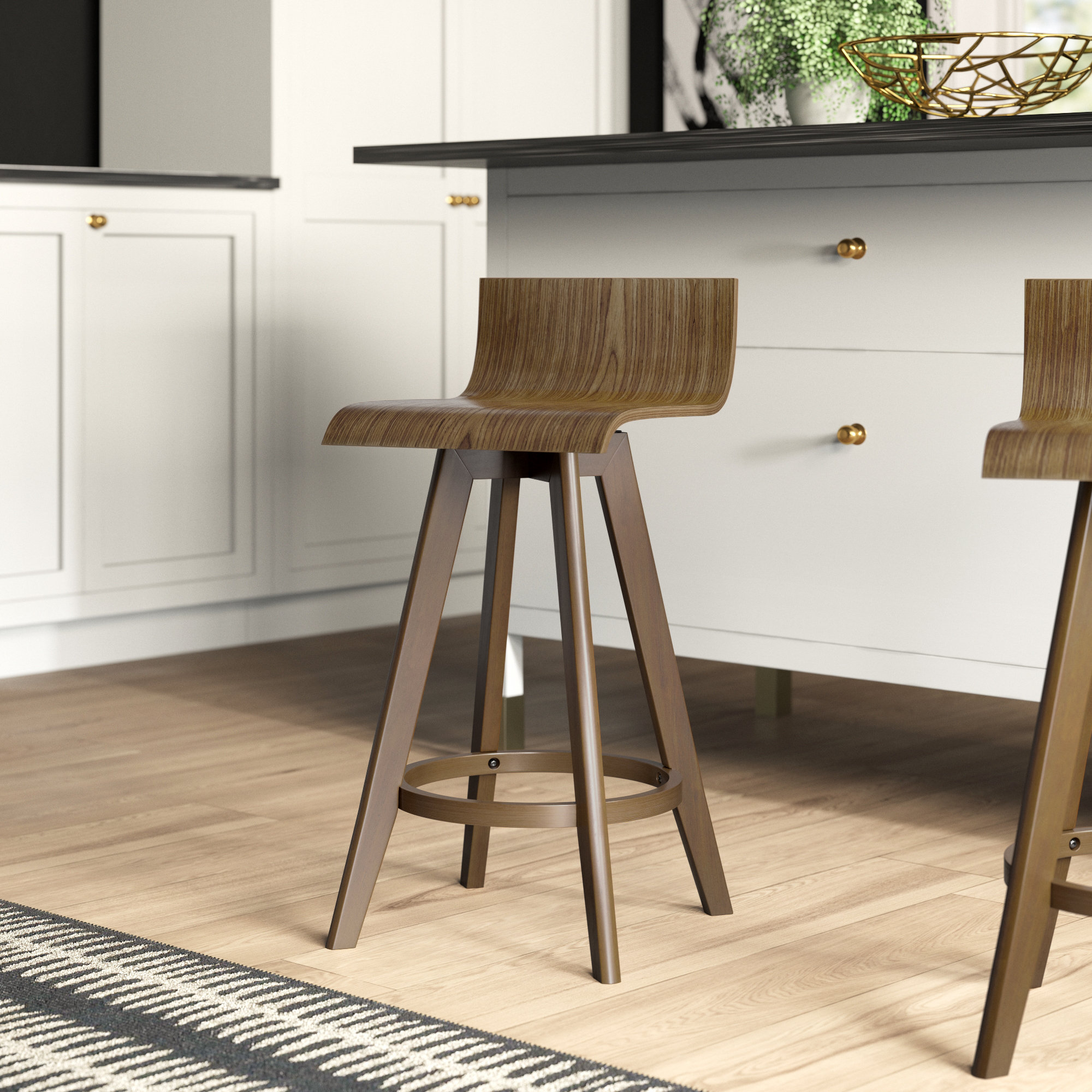 Mercury Row® Dery Swivel Bar & Counter Stool & Reviews Wayfair Canada