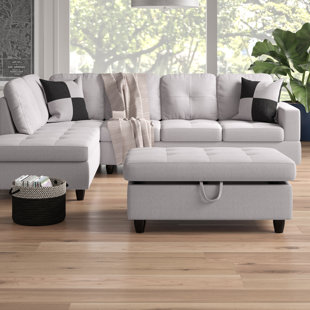 Go to store & view more images Jaiden Sectional with Ottoman by Ebern Designs