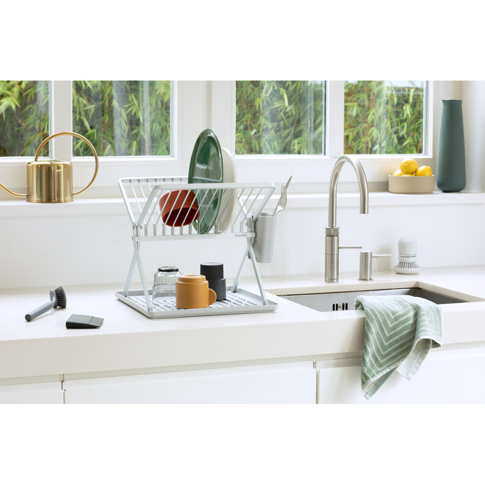 Brabantia Sinkside Compact Foldable Aluminium Dish Drying Rack