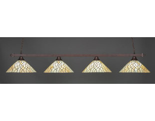 Go to store & view more images Red Barrel Studio Baywood 4-Light Billiard Pendant