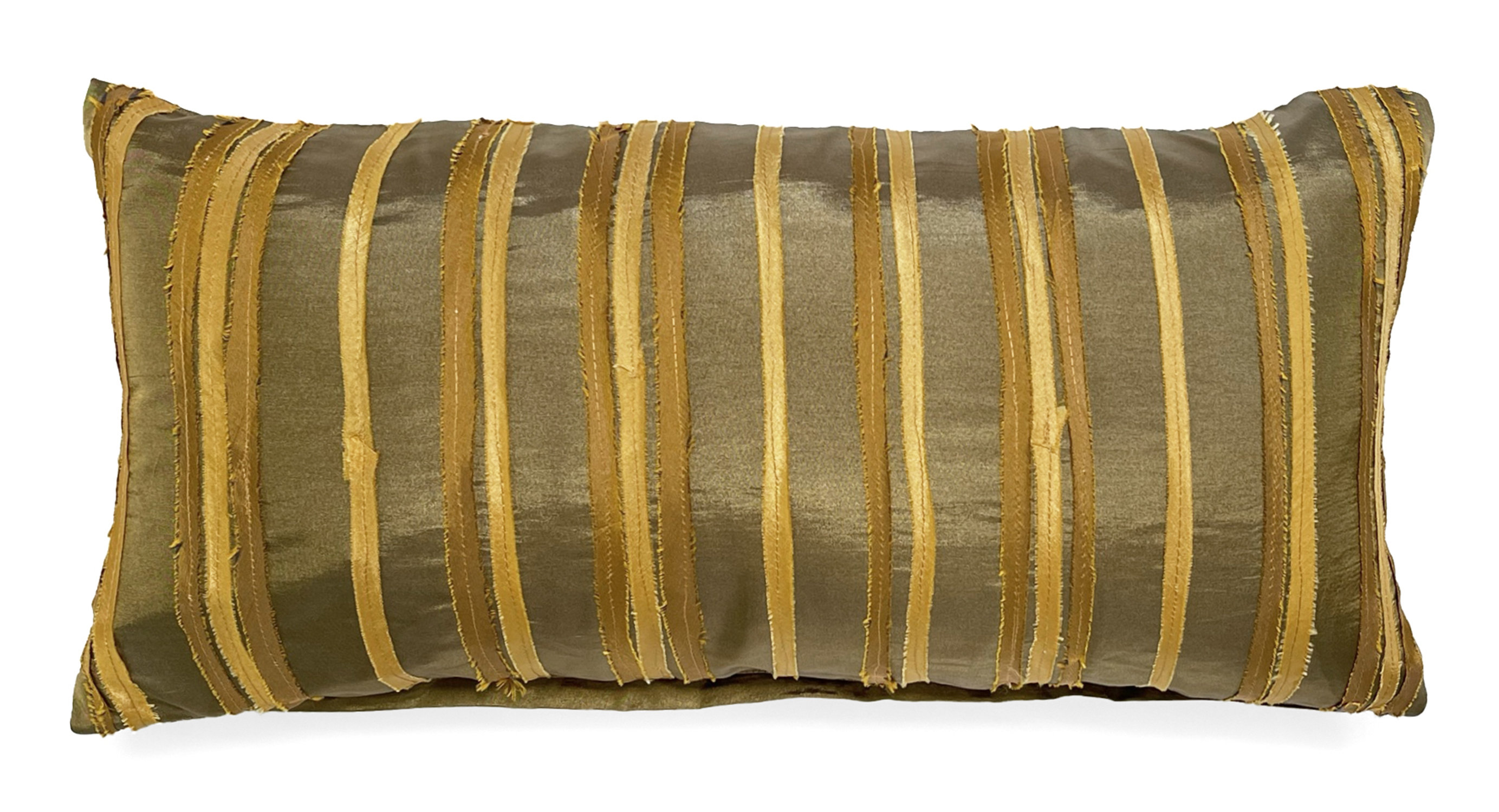 gold rectangle pillow