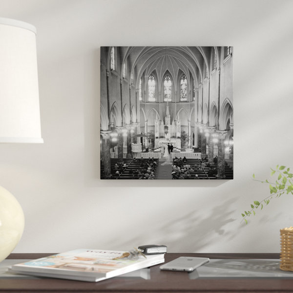 East Urban Home 1950s High Angle View Of Wedding Ceremony In
