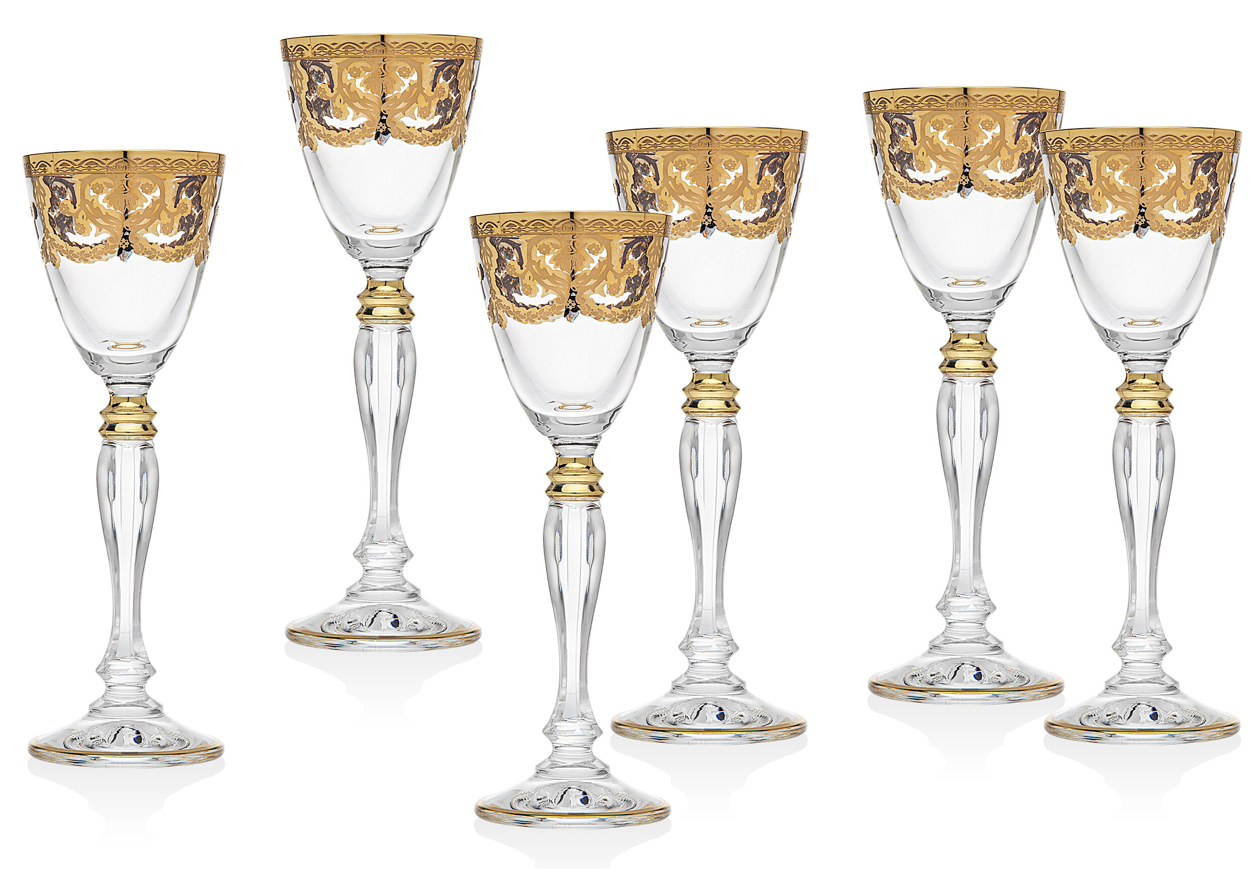 crystal goblets