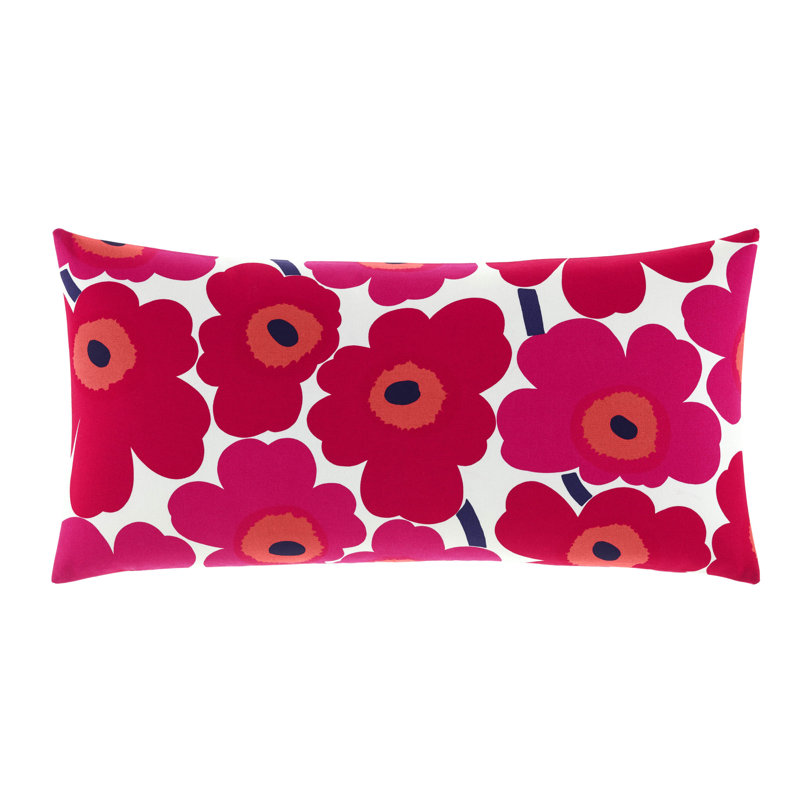Marimekko Pieni Unikko Cotton Lumbar Pillow Reviews Wayfair