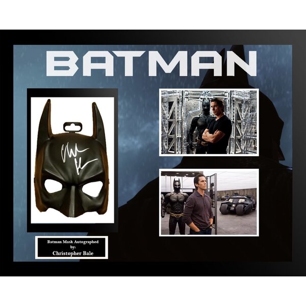 Dream on Ventures Mask Batman - Picture Frame Memorabilia | Wayfair