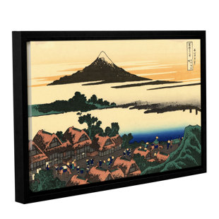 Artwall Katsushika Hokusais The Fields Of Sekiya By The Sumida River Aluminum Print Artwork 24 X 36 Home Kitchen Posters Prints
