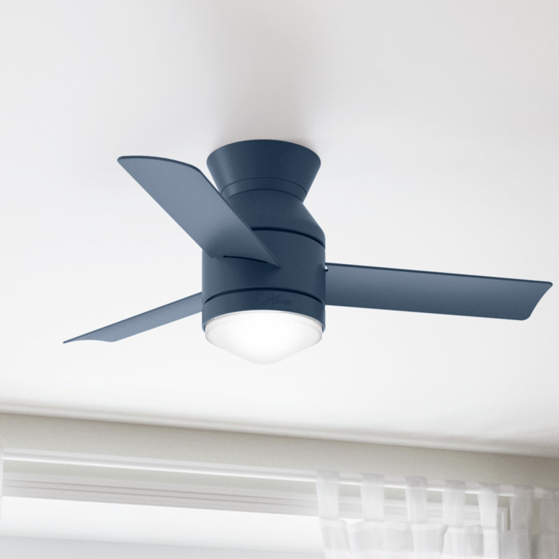 Hunter Fan 44 Dublin 3 Blade Led Standard Ceiling Fan With Remote Control And Light Kit Included Reviews Wayfair