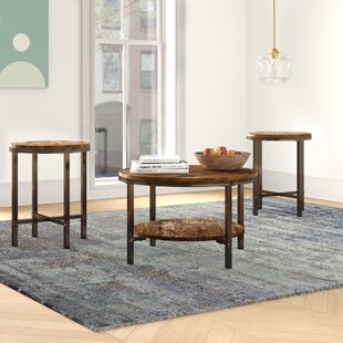 Absher 3 Pieces Coffee Table Set by Mercury Row®