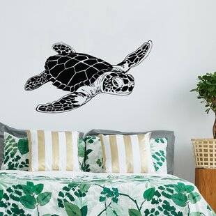 Reusable Sea Turtle Porthole Wall Vinyl Fabric High Quality