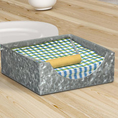 Flat Napkin Holder Wood Paper Towel Napkin Holders You Ll Love In 2021 Wayfair