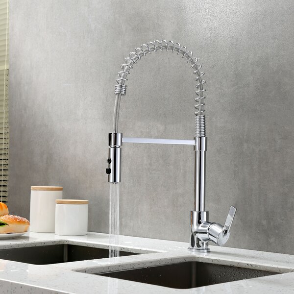 Luxier Pull Down Single Handle Kitchen Faucet & Reviews | Wayfair