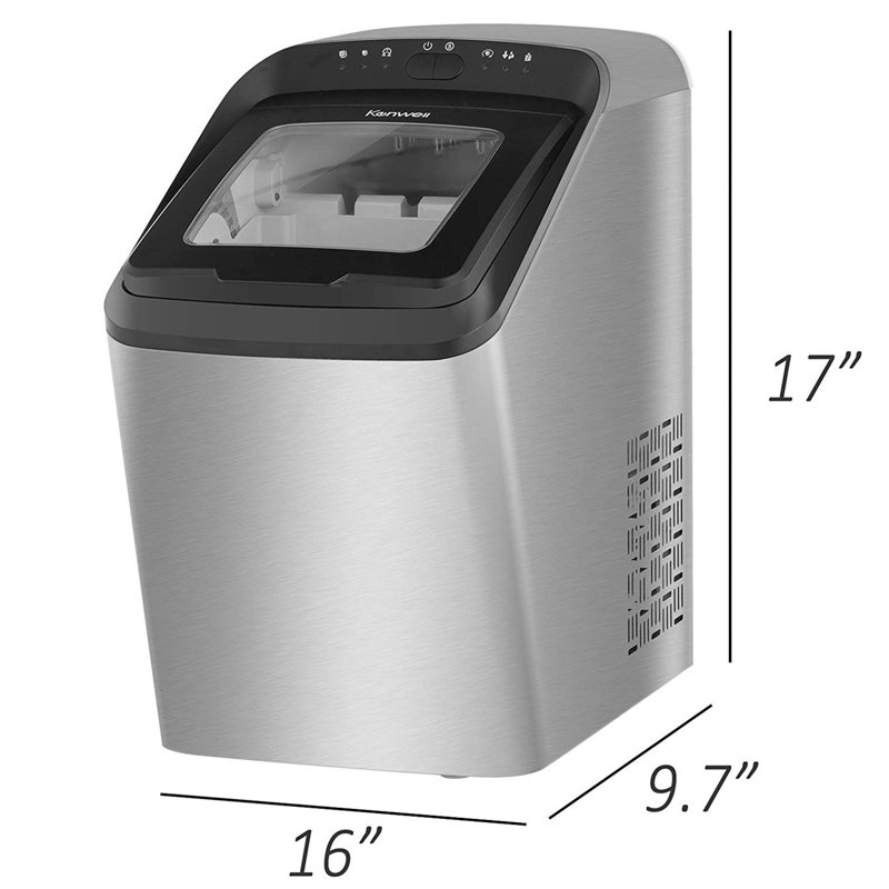 Kuppet Bullet Shaped Cube Countertop 33 Lb Daily Production