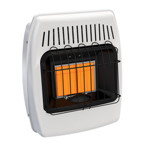 12,000 BTU Wall Mounted Natural Gas Manual Vent-Free Heater