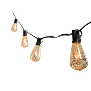 Best Rosey Mercury Glass Bulb LED 10-Light Globe String Light By Catalina Lighting Outdoor Lighting Rosey Mercury Glass Bulb LED 10-Light Globe String Light By Catalina Lighting Outdoor Lighting