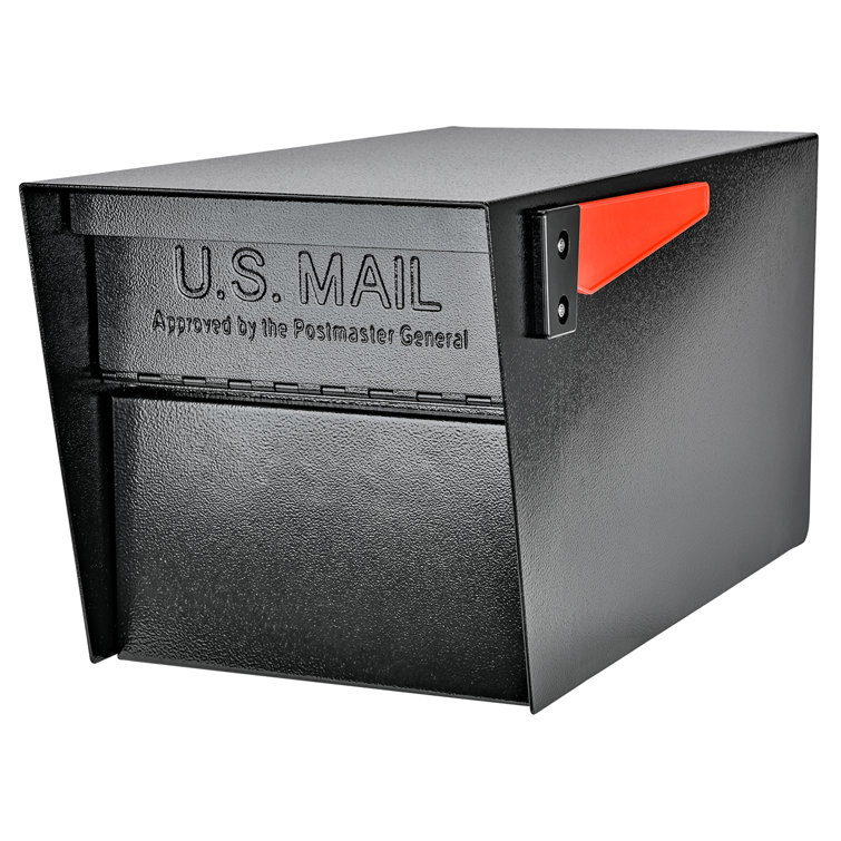 Mail Boss Street Safe Rear Access Locking Post Mounted Mailbox Reviews Wayfair