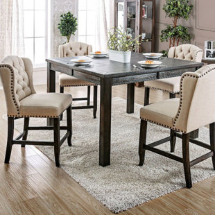 Go to store & view more images Ophelia & Co. Burta Wooden Counter Height Dining Table