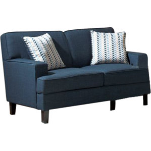 Donegan Linen Loveseat by Mercury Row
