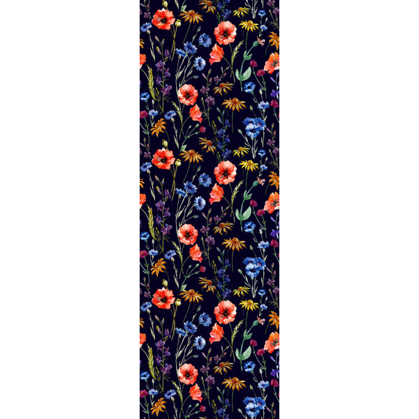Bungalow Rose Matthews Removable Field Flowers 10 L X 25 W Peel And Stick Wallpaper Roll Wayfair