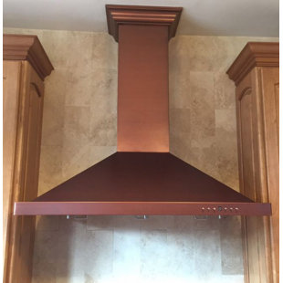 Copper Kitchen Hoods Wayfair 30 760 Cfm Wall Mount Range Hood