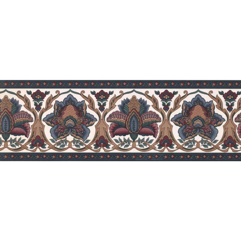 World Menagerie Granger Floral 15 L X 7 W Wallpaper Border Wayfair