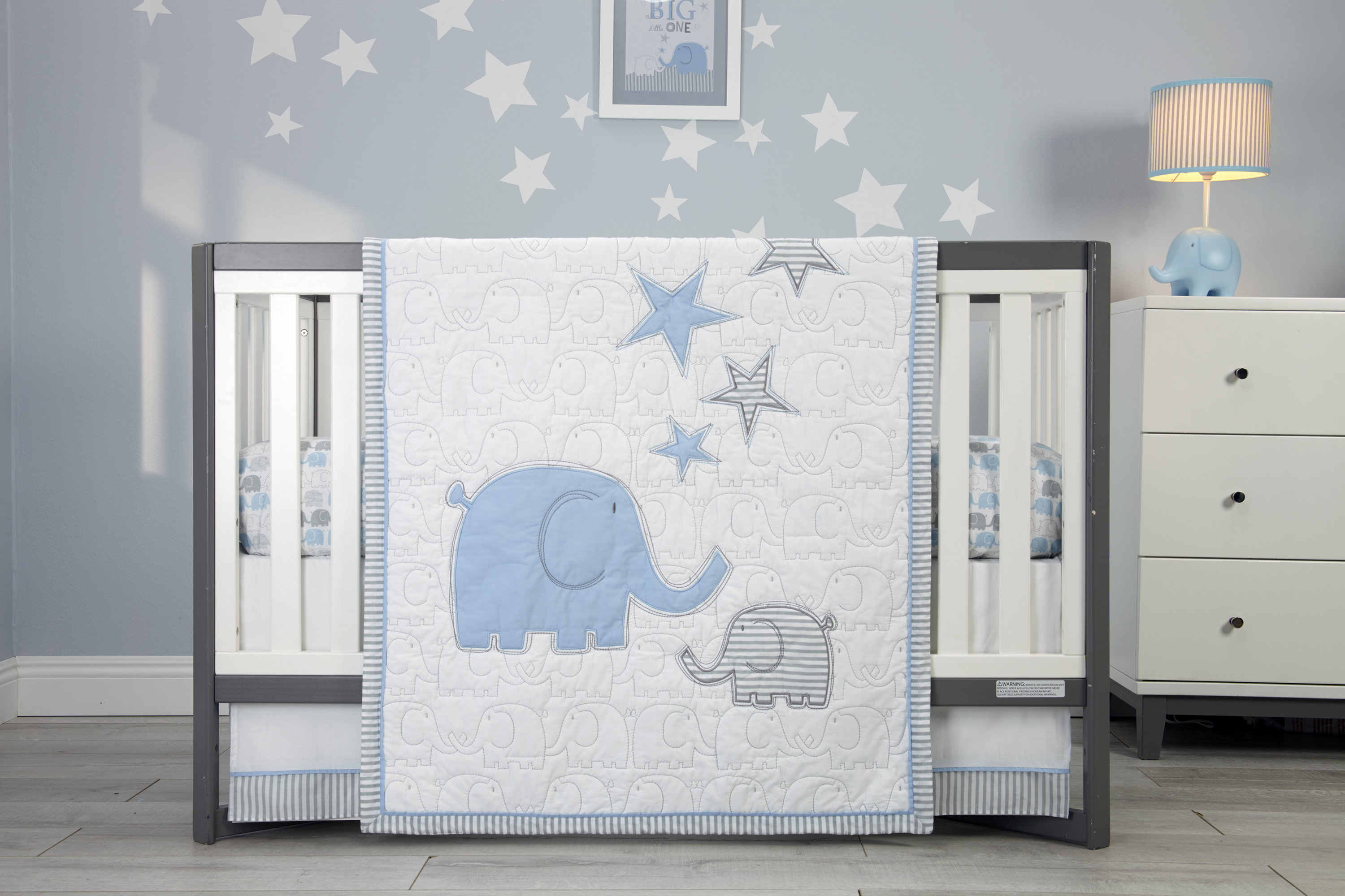 4 piece crib bedding set