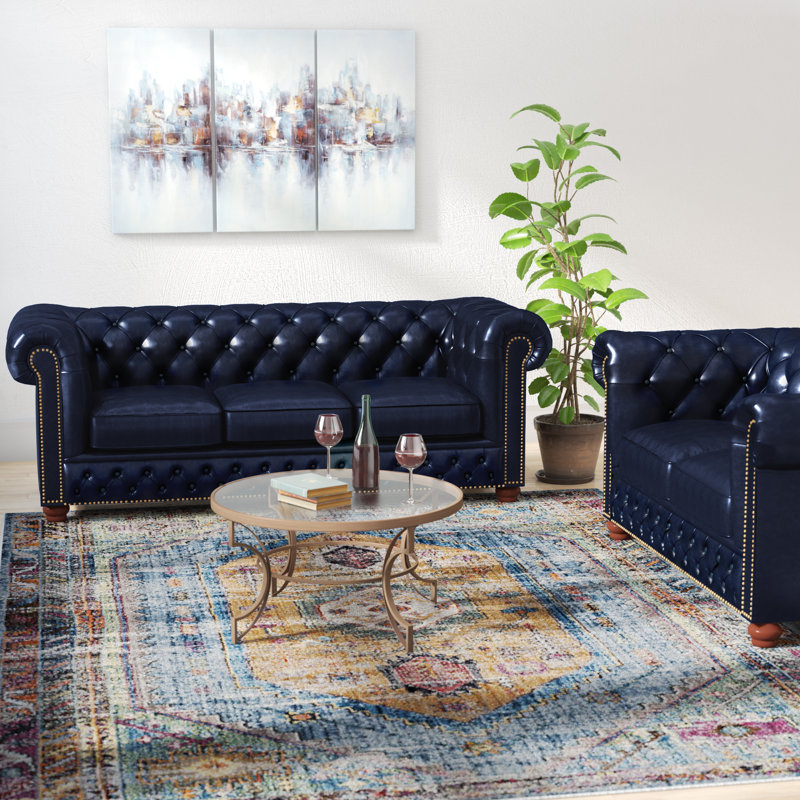 Trent Austin Design Forsyth Leather 2 Piece Living Room Set Wayfair The nailhead trim adds the finishing touch to this piece. wayfair com