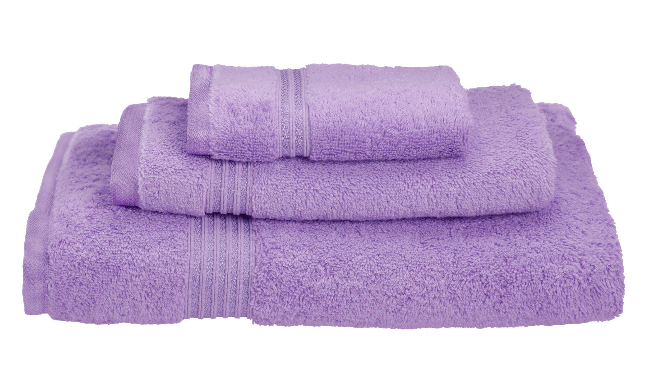 violet bath towels
