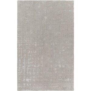 Timberlane Hand-Tufted Light Gray/Medium Gray Area Rug