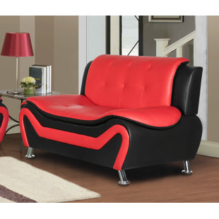 Sunray Modern Loveseat by Orren Ellis New Design