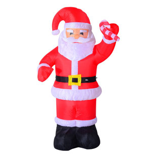 Inflatable Outdoor Holiday Decorations You Ll Love Wayfair 8 Indoor Outdoor Led Inflatable Holiday Christmas Yard Decoration