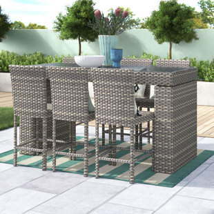 counter height outdoor bistro set